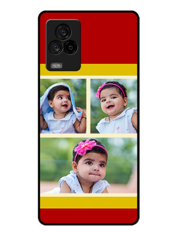 Custom iQOO 7 Legend 5G Custom Glass Mobile Case - Multiple Pic Upload Design