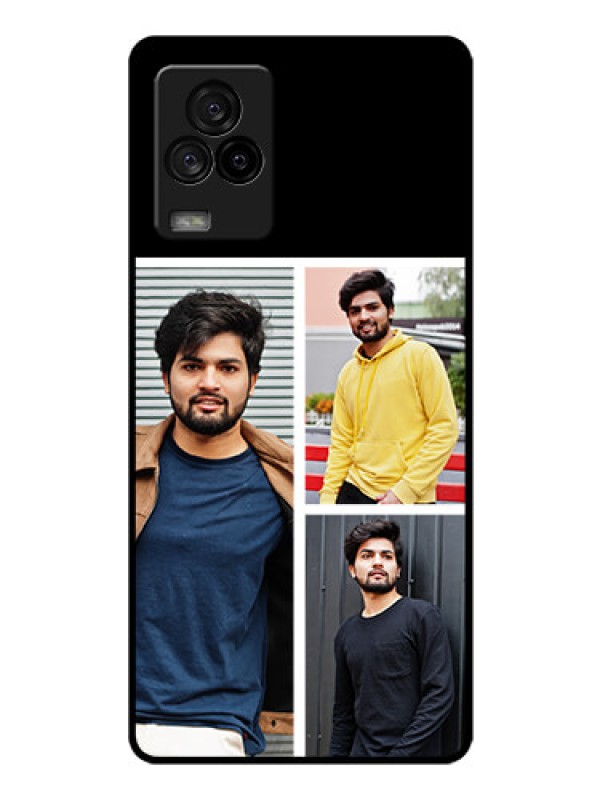 Custom iQOO 7 Legend 5G Photo Printing on Glass Case - Upload Multiple Picture Design