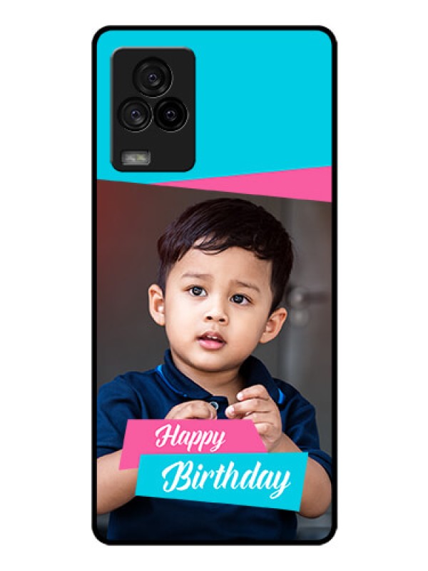 Custom iQOO 7 Legend 5G Personalized Glass Phone Case - Image Holder with 2 Color Design