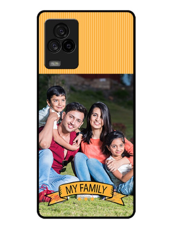 Custom iQOO 7 Legend 5G Custom Glass Phone Case - My Family Design