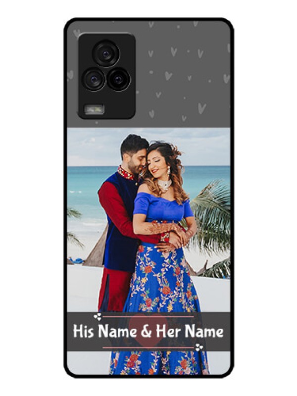 Custom iQOO 7 Legend 5G Custom Glass Mobile Case - Buy Love Design with Photo Online