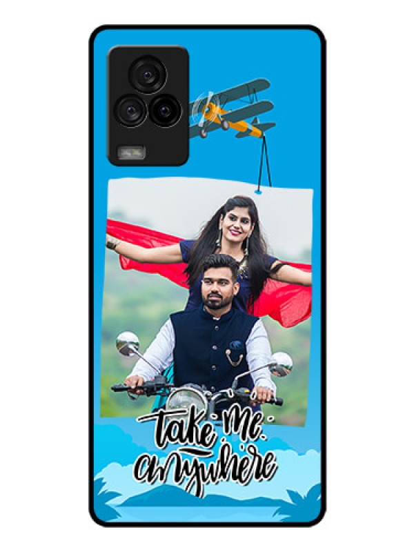 Custom iQOO 7 Legend 5G Custom Glass Mobile Case - Traveller Design 
