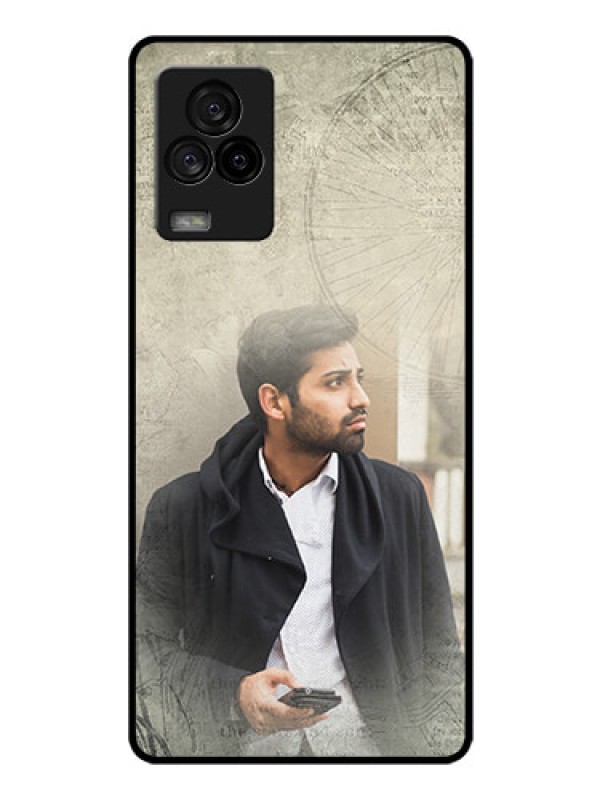 Custom iQOO 7 Legend 5G Custom Glass Phone Case - with vintage design