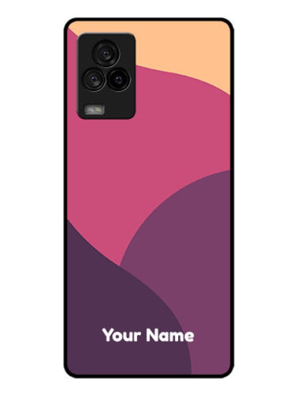 Custom iQOO 7 Legend 5G Custom Glass Phone Case - Mixed Multi-colour abstract art Design