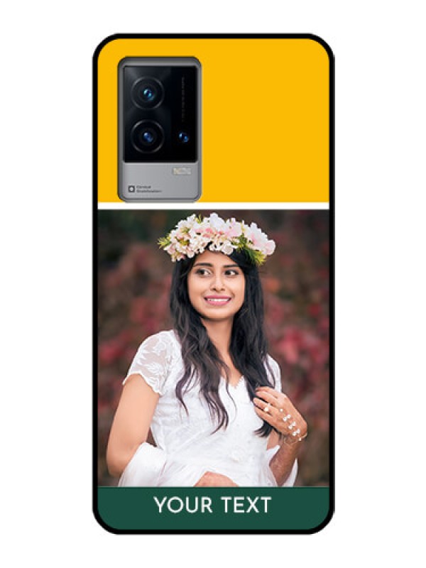 Custom iQOO 9 5G Photo Printing on Glass Case - Love You Design