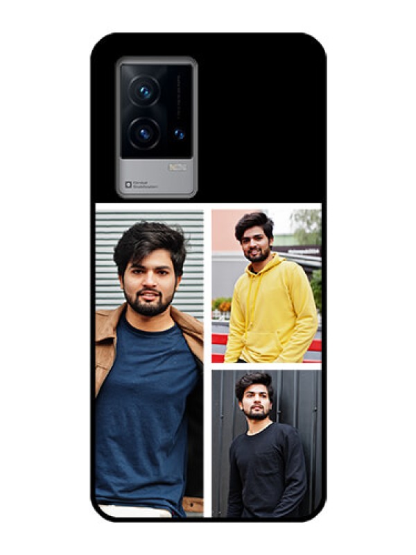 Custom iQOO 9 5G Photo Printing on Glass Case - Upload Multiple Picture Design