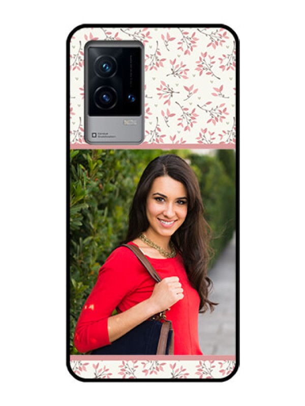 Custom iQOO 9 5G Custom Glass Phone Case - Premium Floral Design