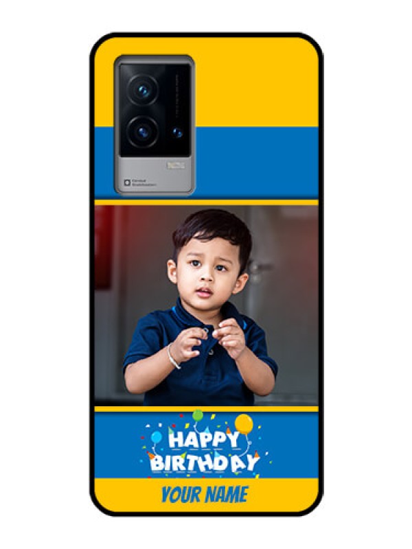 Custom iQOO 9 5G Custom Glass Mobile Case - Birthday Wishes Design