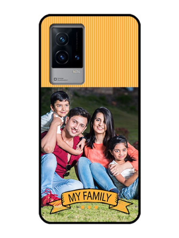 Custom iQOO 9 5G Custom Glass Phone Case - My Family Design