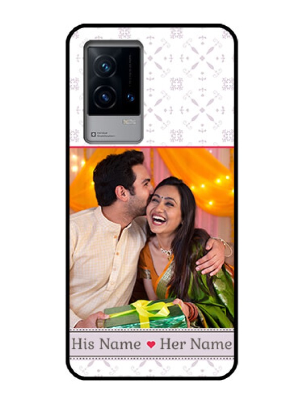 Custom iQOO 9 5G Custom Glass Mobile Case - with Photo and Ethnic Design