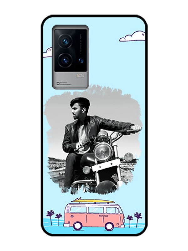 Custom iQOO 9 5G Photo Printing on Glass Case - Travel & Adventure Design
