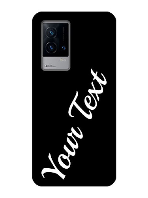 Custom iQOO 9 5G Custom Glass Mobile Cover with Your Name