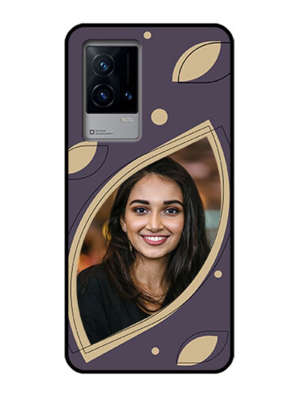 Custom iQOO 9 5G Custom Glass Mobile Case - Falling Leaf Design