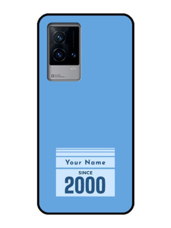Custom iQOO 9 5G Custom Glass Mobile Case - Custom Year of birth Design