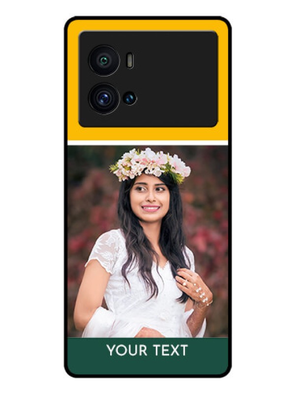 Custom iQOO 9 Pro 5G Photo Printing on Glass Case - Love You Design