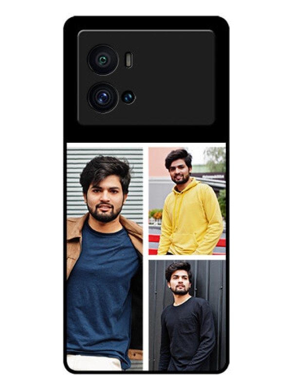 Custom iQOO 9 Pro 5G Photo Printing on Glass Case - Upload Multiple Picture Design