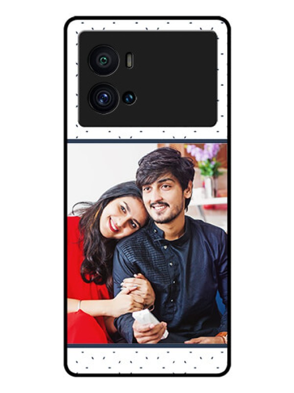 Custom iQOO 9 Pro 5G Personalized Glass Phone Case - Premium Dot Design