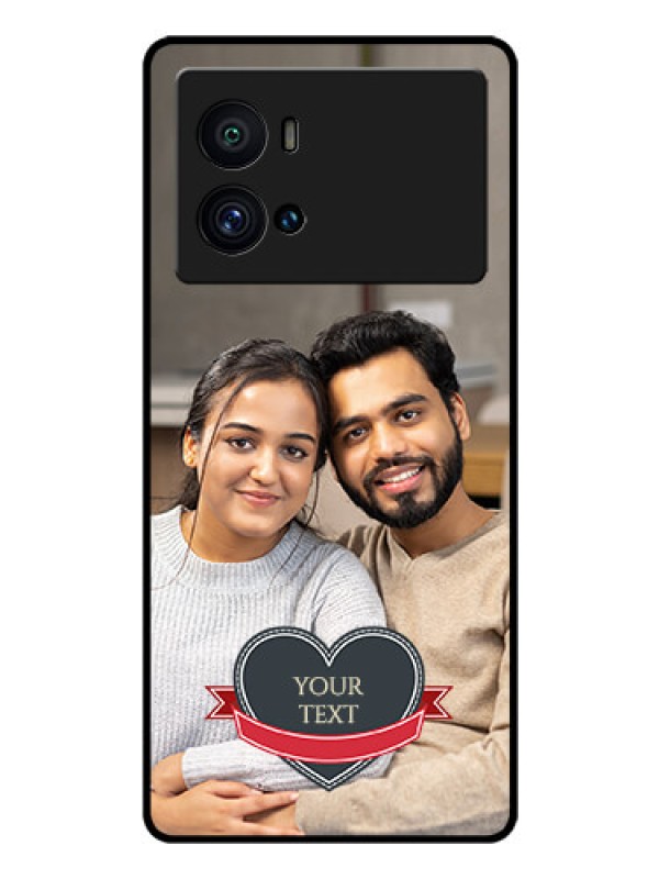 Custom iQOO 9 Pro 5G Custom Glass Phone Case - Just Married Couple Design