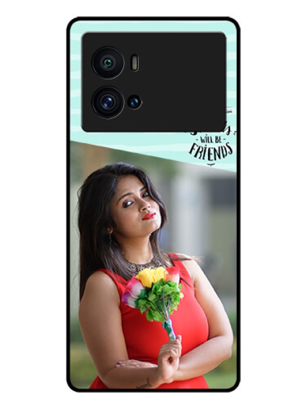 Custom iQOO 9 Pro 5G Custom Glass Phone Case - Friends Picture Icon Design