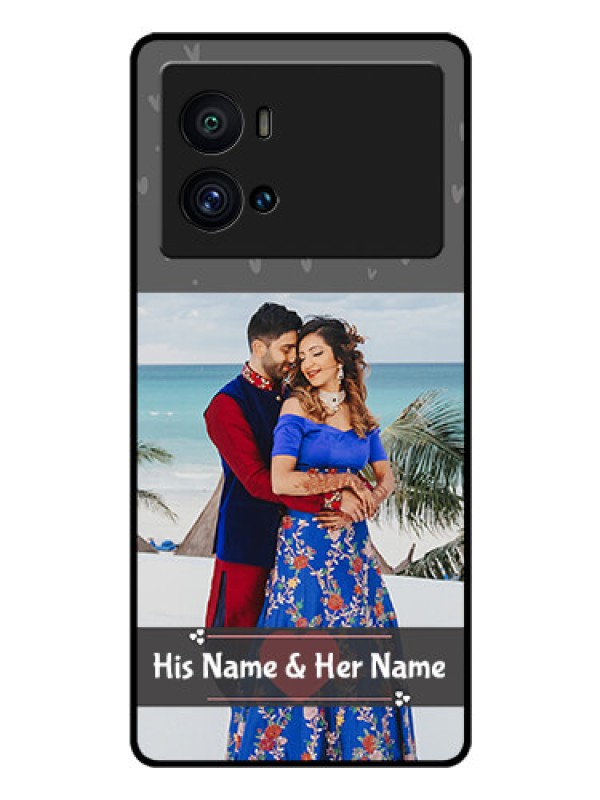Custom iQOO 9 Pro 5G Custom Glass Mobile Case - Buy Love Design with Photo Online