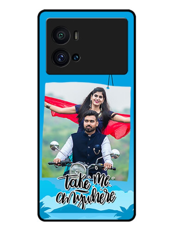 Custom iQOO 9 Pro 5G Custom Glass Mobile Case - Traveller Design