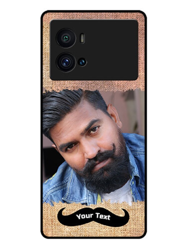 Custom iQOO 9 Pro 5G Personalized Glass Phone Case - with Texture Design