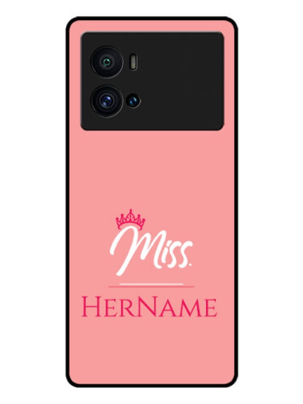 Custom iQOO 9 Pro 5G Custom Glass Phone Case Mrs with Name