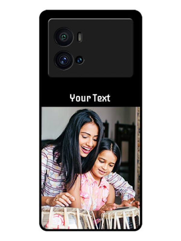Custom iQOO 9 Pro 5G Photo with Name on Glass Phone Case