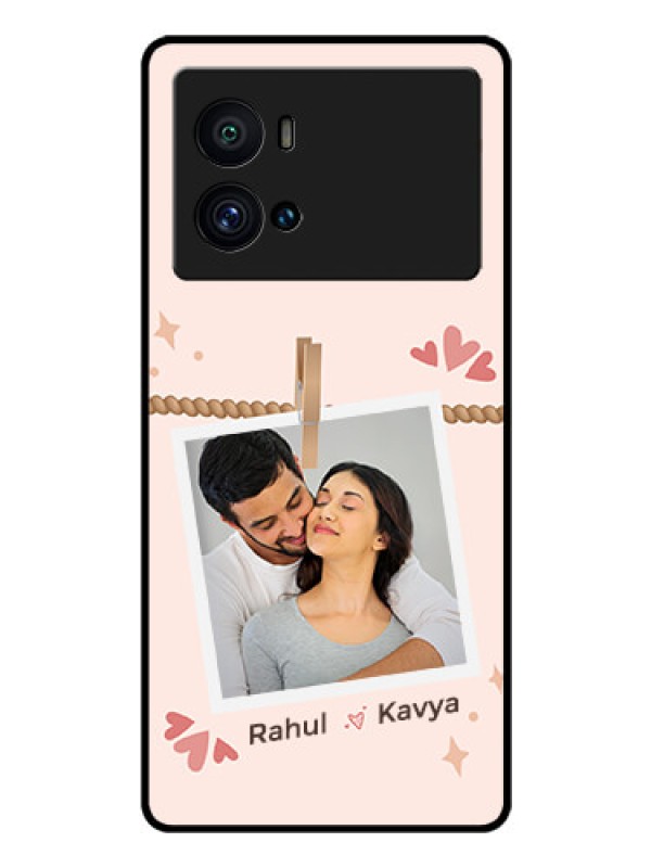 Custom iQOO 9 Pro 5G Custom Glass Phone Case - Forever and ever love Design