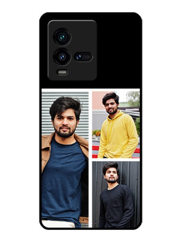 Custom iQOO 9T 5G Photo Printing on Glass Case - Upload Multiple Picture Design