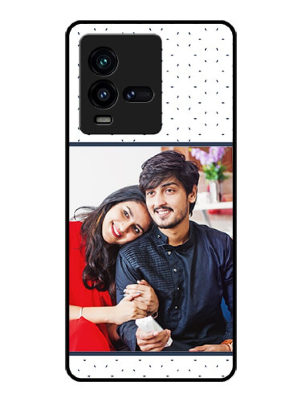 Custom iQOO 9T 5G Personalized Glass Phone Case - Premium Dot Design