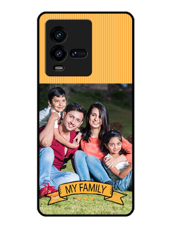 Custom iQOO 9T 5G Custom Glass Phone Case - My Family Design