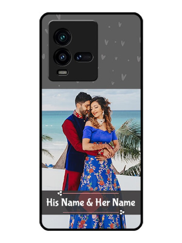 Custom iQOO 9T 5G Custom Glass Mobile Case - Buy Love Design with Photo Online