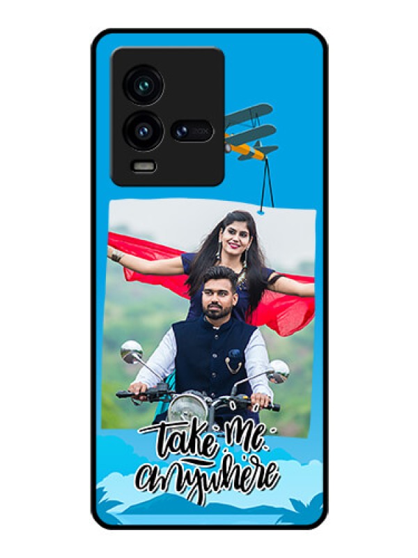Custom iQOO 9T 5G Custom Glass Mobile Case - Traveller Design