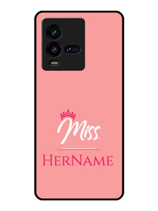 Custom iQOO 9T 5G Custom Glass Phone Case Mrs with Name