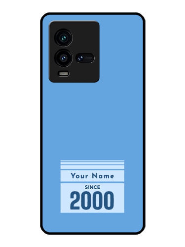 Custom iQOO 9T 5G Custom Glass Mobile Case - Custom Year of birth Design