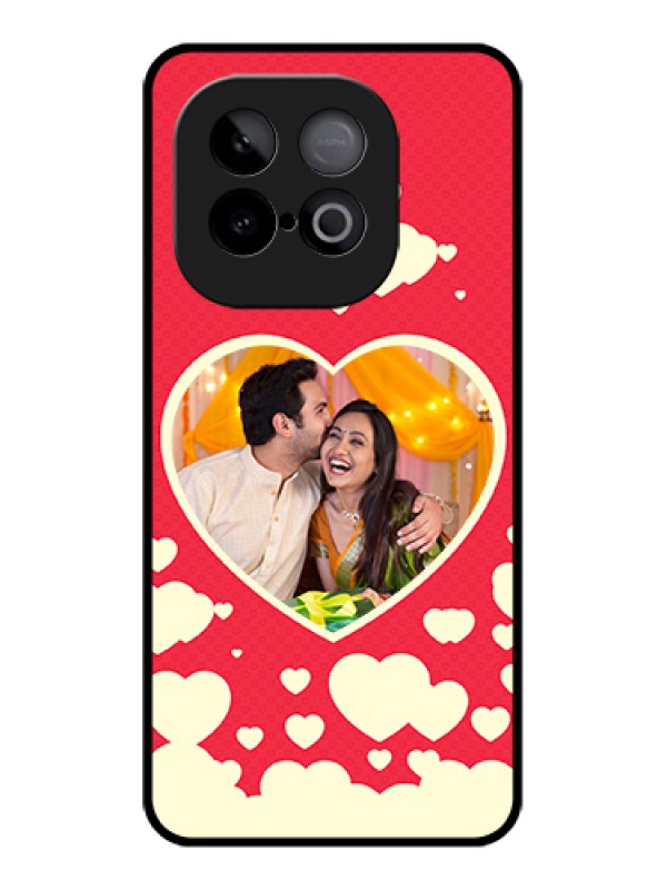 Custom iQOO Neo 10 5G Custom Glass Phone Case - Love Symbols Phone Cover Design