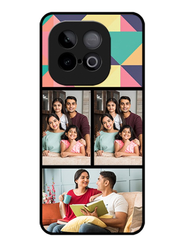 Custom iQOO Neo 10 5G Custom Glass Phone Case - Bulk Pic Upload Design