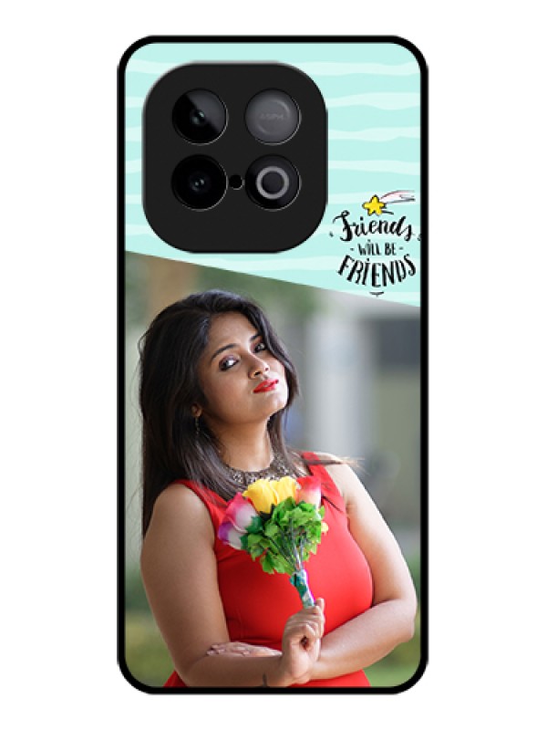 Custom iQOO Neo 10 5G Custom Glass Phone Case - Friends Picture Icon Design