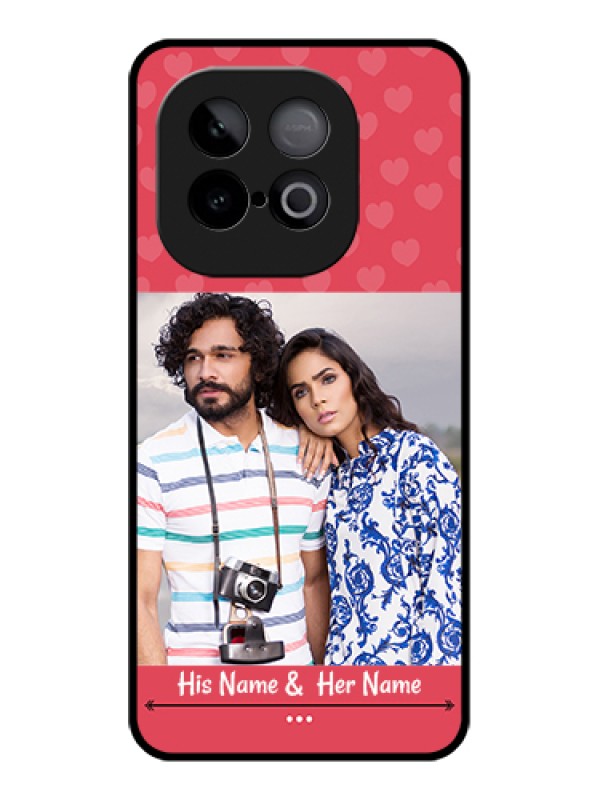 Custom iQOO Neo 10 5G Custom Glass Phone Case - Simple Love Design