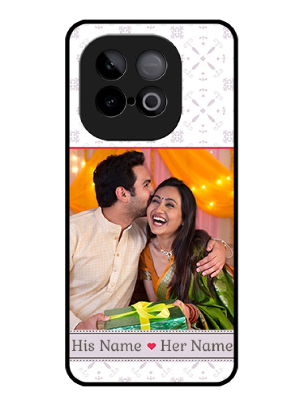 Custom iQOO Neo 10 5G Custom Glass Phone Case - With Photo And Ethnic Design