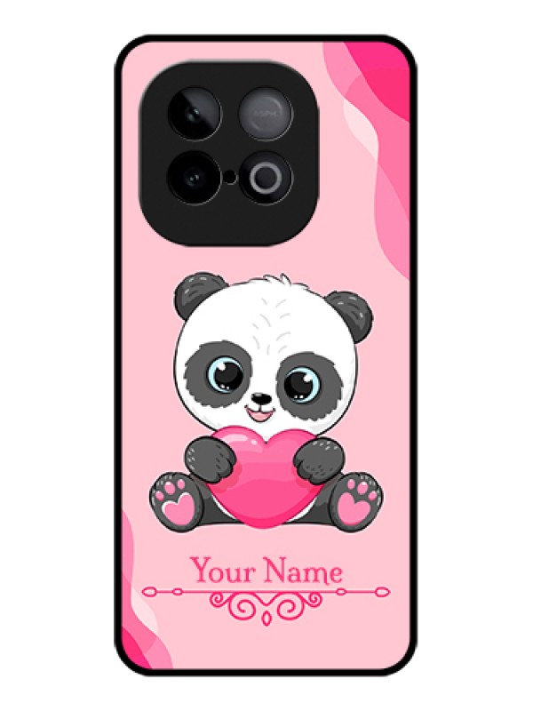 Custom iQOO Neo 10 5G Custom Glass Phone Case - Cute Panda Design
