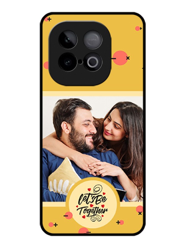 Custom iQOO Neo 10 5G Custom Glass Phone Case - Lets Be Together Design