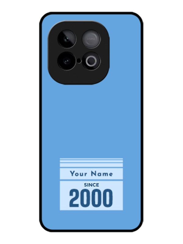 Custom iQOO Neo 10 5G Custom Glass Phone Case - Custom Year Of Birth Design