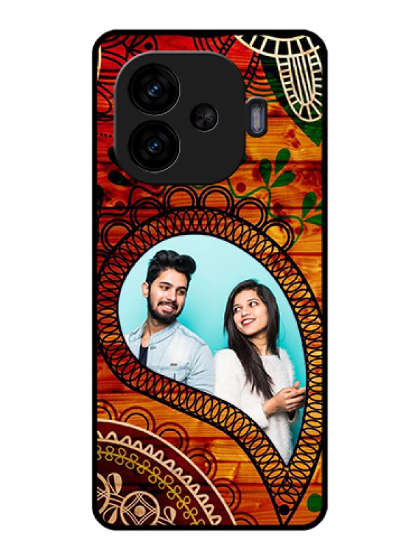 Custom iQOO Neo 10R 5G Custom Glass Phone Case - Abstract Colorful Design