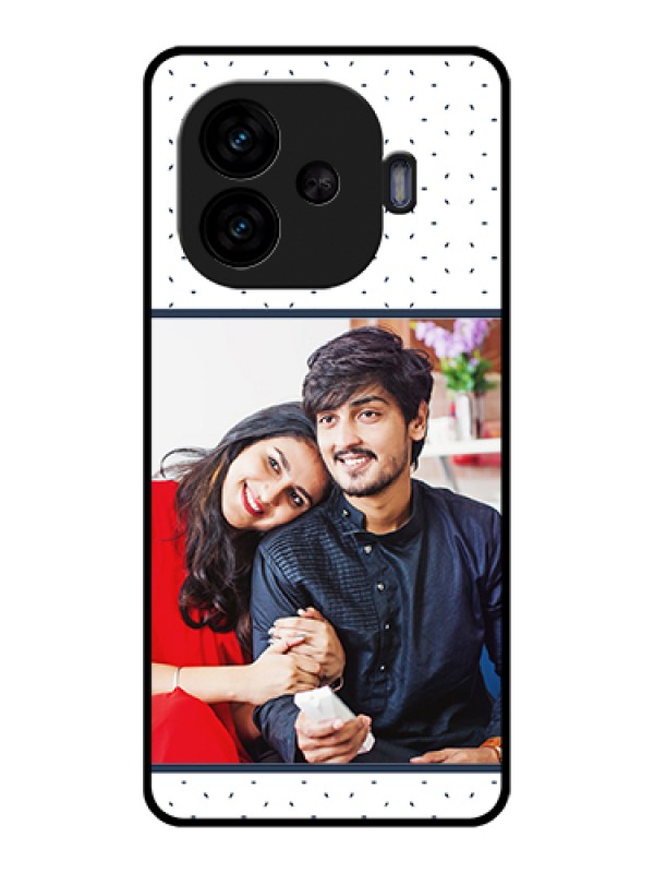 Custom iQOO Neo 10R 5G Custom Glass Phone Case - Premium Dot Design