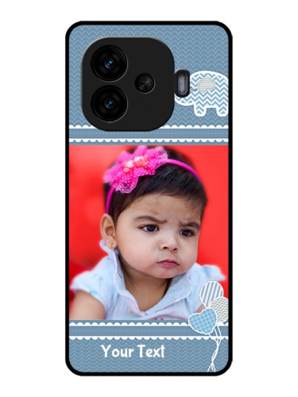 Custom iQOO Neo 10R 5G Custom Glass Phone Case - With Kids Pattern Design