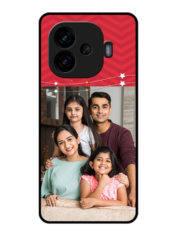 Custom iQOO Neo 10R 5G Custom Glass Phone Case - Happy Family Design