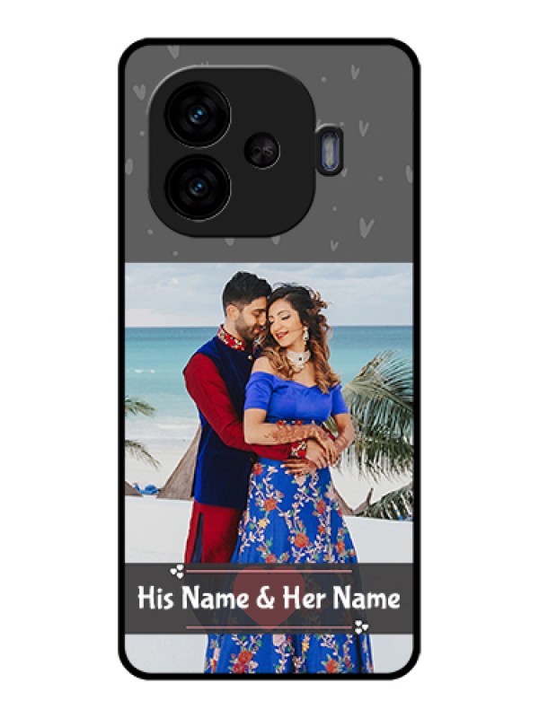 Custom iQOO Neo 10R 5G Custom Glass Phone Case - Buy Love Design With Photo Online