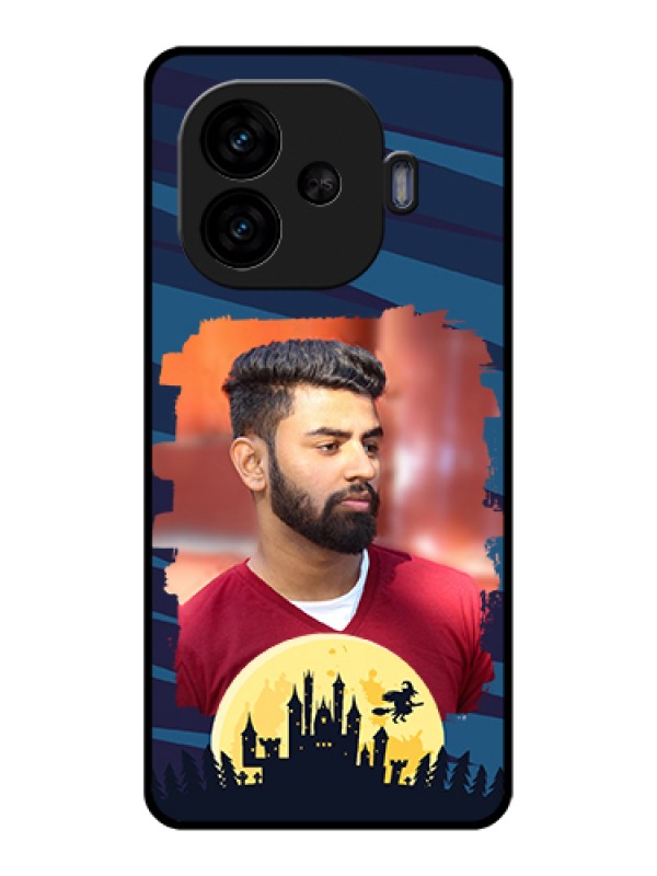 Custom iQOO Neo 10R 5G Custom Glass Phone Case - Halloween Witch Design